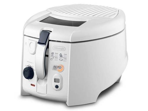 DE LONGHI Friggitrice elettrica Delonghi RotoFry F28533 1.2 LT 1800 W rotante smontabile bianco